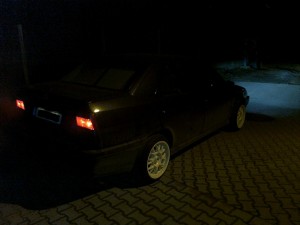 Je fakt špinavý. Ale kola jsou leštěnky.